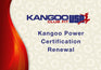 Kangoo Power Certification Renewal